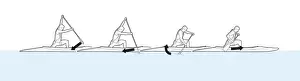 Coordination Prints: Canoe racing on flatwater