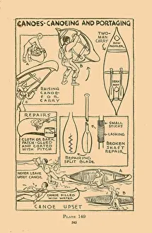 Repair Prints: Canoeing and Portaging V