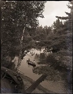 Canoe Prints: Canoeing On Racquet Lake