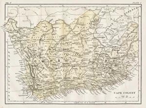 Images Dated 24th August 2017: Cape Colony map 1883