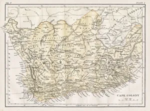 Images Dated 24th August 2017: Cape Colony map 1883