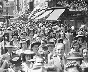 Capital Street with Pedestrians
