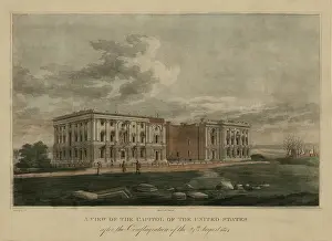 Capitol Prints: The Capitol after the conflagration