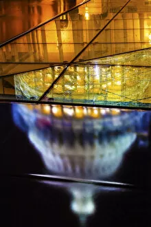 US Capitol reflecting in glass, Washington DC, USA