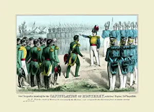 Mexican American Prints: Capitulation of Monterrey