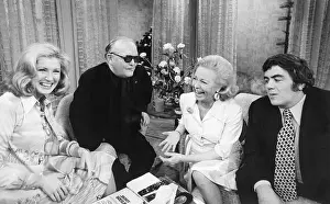 Pat Collins Prints: Capote and Martha Mitchell on Talk Show