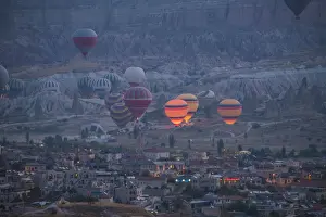 cappadocia, ballooning, balloon, travel, air, hot, turkey, ballon, aerial, unesco, sunset, outdoor, nevsehir, background, hill, fly, nobody, anatolia, aeronautical, sunrise, rock, mountains, holiday, valley, levitation, freedom, morning, people, sun, vehi