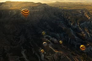 Images Dated 13th April 2013: Cappadocia hot air balloons