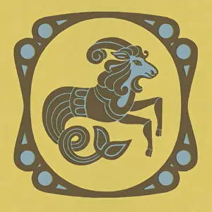 Illu Prints: Capricorn Zodiac Symbol