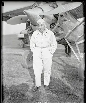 Cleveland Prints: Captain Carlos Orinski at Cleveland Air Race
