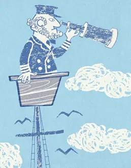 Surveillance Prints: Captain in Crows Nest