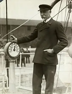 Shackleton Antarctic Expedition Prints: Captain De Gerleache on Endurance