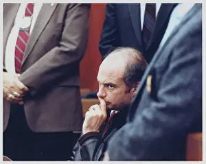 Captain Joseph Hazelwood in Unpleasantly Pensive Mood at Trial