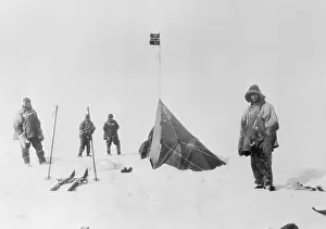 Disappointment Prints: Captain Robert Falcon Scott and Party Viewing Amundsen's Tent