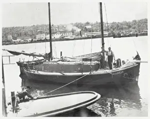 Captain Thomas Drake on Schooner Progress