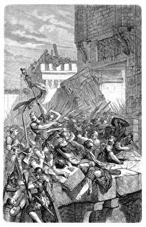 Mesopotamian Collection: Capture of a city by the Assyrians