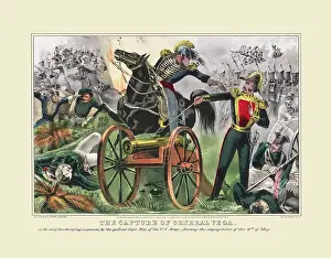 Mexican American Prints: The capture of General Vega