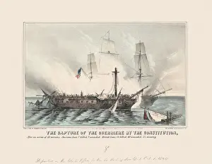 Naval Prints: Capture of the Guerriere