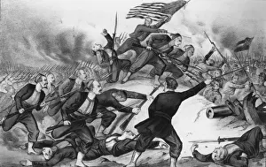 16937 Prints: Capture of Roanoke Island