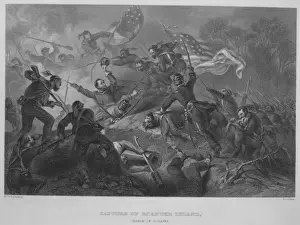 16937 Prints: Capture of Roanoke Island