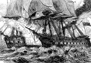 Images Dated 3rd May 2018: Capture Of The USS Chesapeake By The HMS Shannon During The War Of 1812
