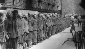 In Line Prints: Captured Germans