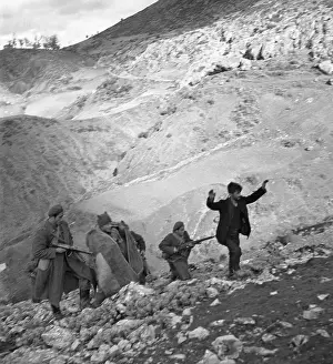 Captured Guerrilla Sniper Surrendering