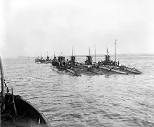 November 1918 Prints: Captured Subs