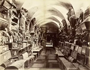 Convents Prints: The Capuchin Crypt of Palermo, Le Catacombe dei Cappuccini