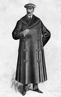 Portrait Male Fashion Prints: Car Coat