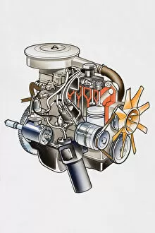 Vertical Image Gallery: Car engine
