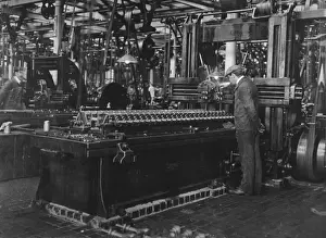Machinery Roles Prints: Car Factory 1914