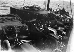 Transport Water Prints: Car Ferry 1909