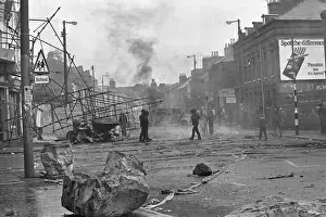 Guerrilla Prints: Car Fires in Belfast