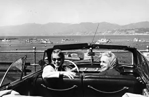 M Mot Scen Prints: In Car In Hollywood