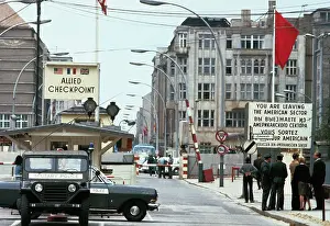 Car Passing Through a Border Crossing