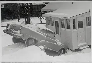 Car Slamming into House