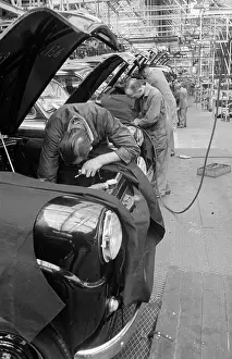 Saloon Car Prints: Car Workers