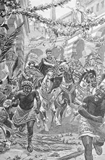 Alexandria Prints: Caracalla and His Men Trampling into Citizens