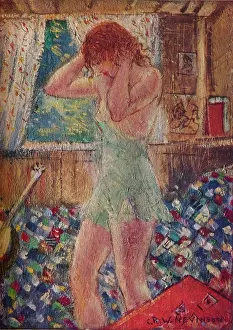 Musical Instrument Prints: In The Caravan, c20th century. Artist: CRW Nevinson