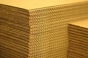 Atop Prints: Cardboard, shallow depth of field
