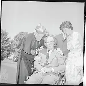 Cardinal Cushing and Joseph P. Kennedy