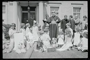 Yard Prints: Cardinal Cushing Offering a Prayer