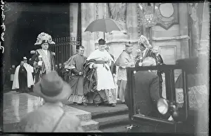 Cardinal Lepicier Attending Ceremonies