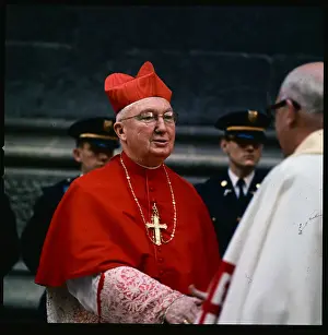 Cardinal O'Boyle Entering St. Patrick's