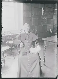 Cardinal Posing in His Robe