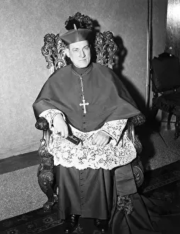 Cardinal Prints: Cardinal Richard Cushing Seated and Robed