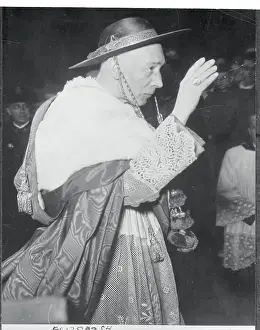 Cardinal Schuster Performing Blessing