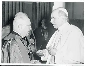 Cardinal Spellman Receiving Medal
