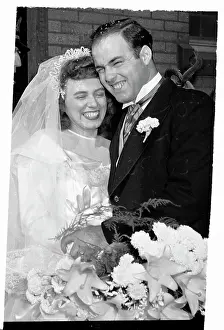 Cardinals Catcher Joe Garagiola and His New Bride